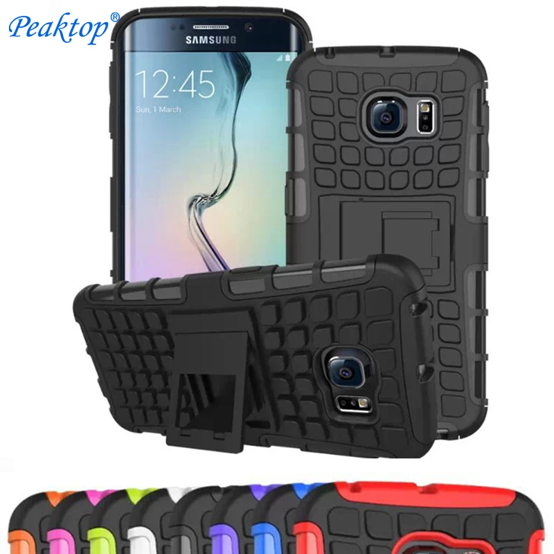 Для samsung Galaxy S7 S6 край J3 J5 J7 2016 J1 A3 A5 A7 Grand Prime чехол сверхмощная броня противоударный