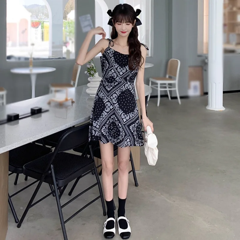 EFINNY Women Dress Lace Up Dress Korean Vintage Summer Dresses Plus Size Dress Black Dress S-2XL
EFINNY Women Dress Lace Up Dress Korean Vintage Summer Dresses Plus Size Dress Black Dress S-2XL