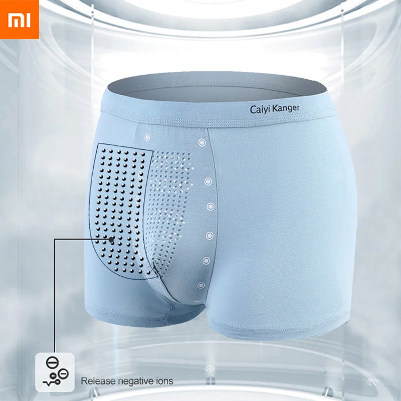 Новые мужские антибактериальные трусы Xiaomi Mijia из модала, гранулированные массажные мужские боксеры, шорты большого размера, Спортивное ниж...
Новые мужские антибактериальные трусы Xiaomi Mijia из модала, гранулированные массажные мужские боксеры, шорты большого размера, Спортивное ниж...