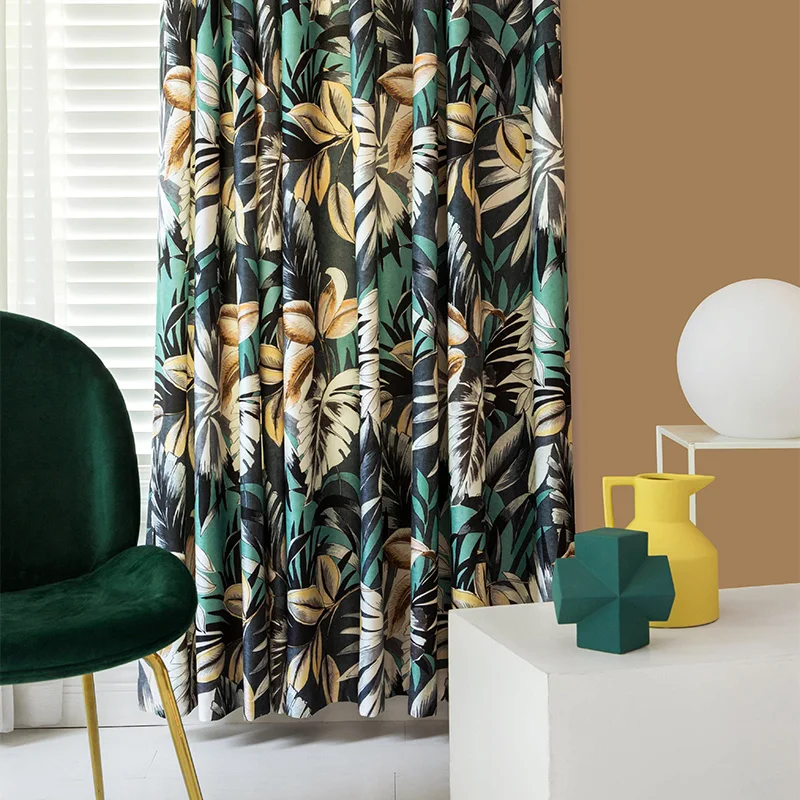 American Semi Blackout Curtains for Living Room Bedroom Green Curtain Leaves Printed Drapes Customized Blinds 2020 Window Decor
American Semi Blackout Curtains for Living Room Bedroom Green Curtain Leaves Printed Drapes Customized Blinds 2020 Window Decor