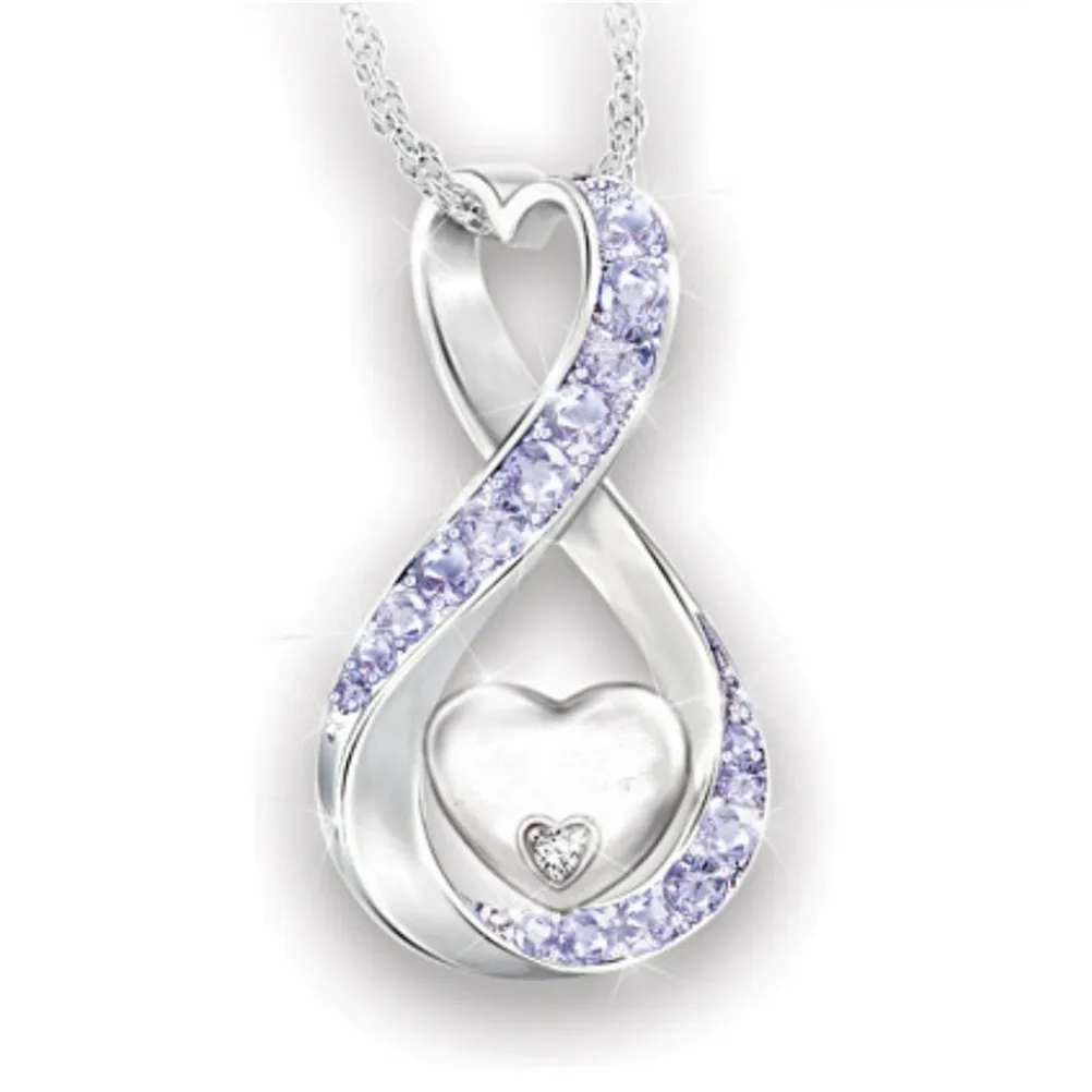 Fashion Women's Luxury Zircon Pendant Heart Shaped Elegant Charm Necklace Bride Wedding Jewelry Accessories Gift Wholesale
Fashion Women's Luxury Zircon Pendant Heart Shaped Elegant Charm Necklace Bride Wedding Jewelry Accessories Gift Wholesale