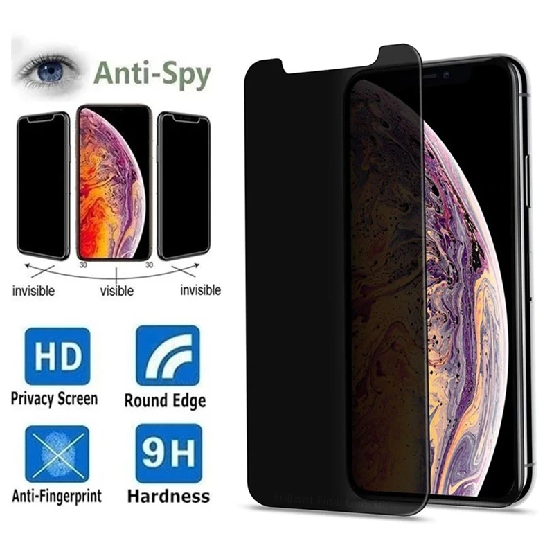 30 Degrees Privacy Screen Protectors for IPhone 12 11 13 Pro Max Mini Anti-spy Tempered Glass for IPhone X XR XS Max 6 7 8 Plus
30 Degrees Privacy Screen Protectors for IPhone 12 11 13 Pro Max Mini Anti-spy Tempered Glass for IPhone X XR XS Max 6 7 8 Plus