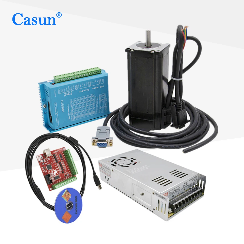 Casun closed loop stepper motor price cheap high torque high quality dc motor nema 34 4.5N 8.5N 12N with certification for CNC
Casun closed loop stepper motor price cheap high torque high quality dc motor nema 34 4.5N 8.5N 12N with certification for CNC