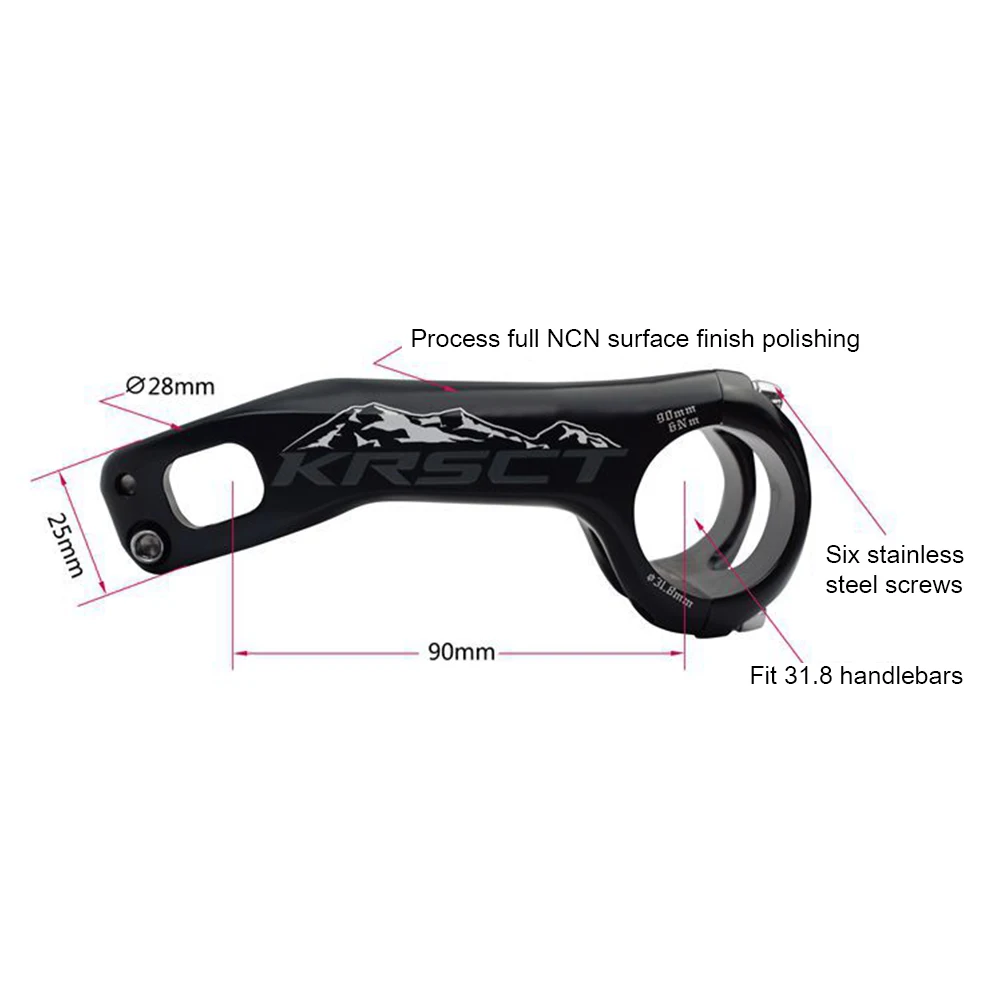 Bicycle Stem Mountain Bike Ultralight 28.6X31.8mm Handlebar Aluminum Stems 20 degrees 80/90/100mm Bicycle Accesorios
Bicycle Stem Mountain Bike Ultralight 28.6X31.8mm Handlebar Aluminum Stems 20 degrees 80/90/100mm Bicycle Accesorios