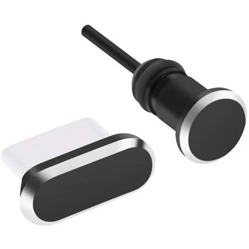 Тип C порт для зарядки телефона 3 5 мм разъем наушников сим карты USB Пылезащитная