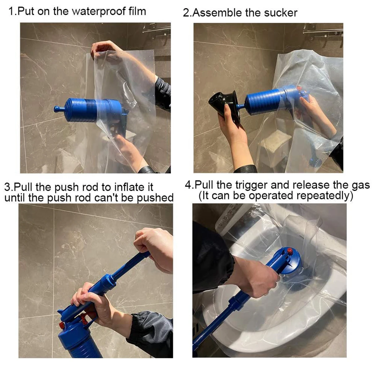 Air Pump Pressure Unblocker Pipe Plunger Drain Cleaner Sewer Sinks Basin Pipeline Clogged Remover Kitchen Toilet Cleaning Tools
Air Pump Pressure Unblocker Pipe Plunger Drain Cleaner Sewer Sinks Basin Pipeline Clogged Remover Kitchen Toilet Cleaning Tools