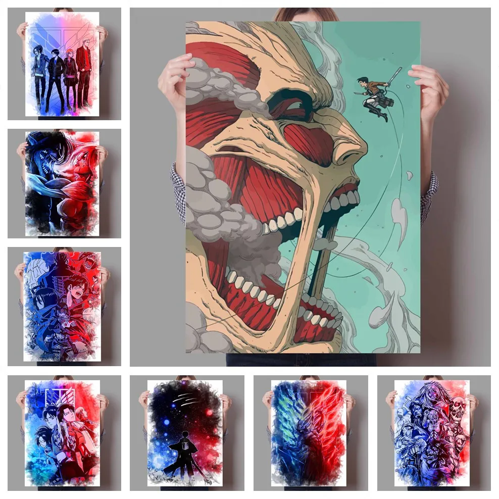 Anime Attack On Titan Poster Decoration Painting Art Home Decor Bedroom Kids Room Living Sofa Wall Decor Quality Canvas Poster 3
Anime Attack On Titan Poster Decoration Painting Art Home Decor Bedroom Kids Room Living Sofa Wall Decor Quality Canvas Poster 3