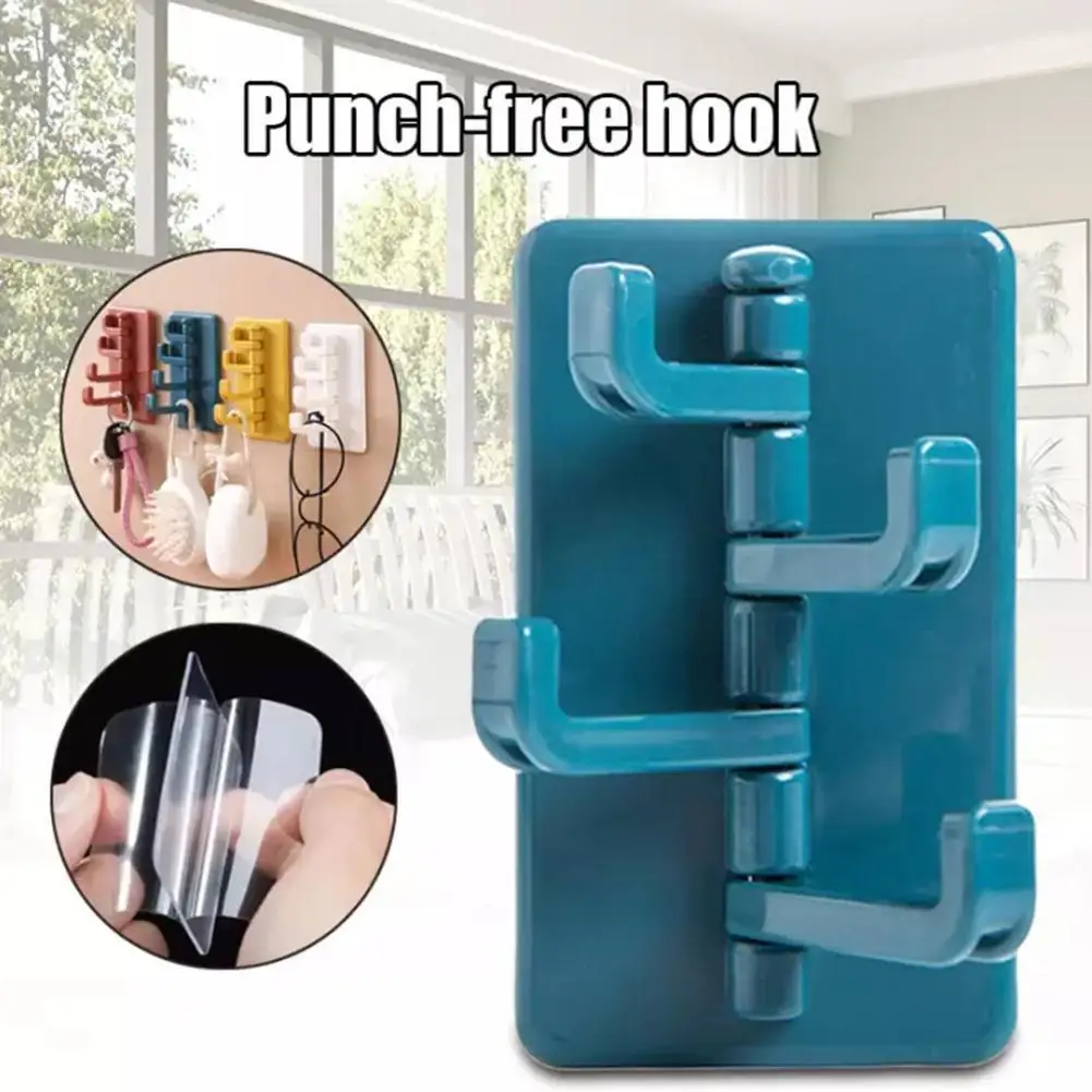 Rotation Sticky Adhesive Hook Bathroom Hook Creative Nordic Non-porous Kitchen Wall Hanger Key Cases Hooks Household Storage
Rotation Sticky Adhesive Hook Bathroom Hook Creative Nordic Non-porous Kitchen Wall Hanger Key Cases Hooks Household Storage