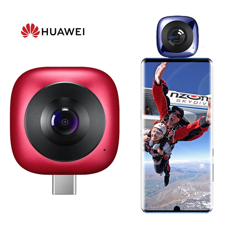Huawei 360 панорамная видеокамера Type c Android 3D живое движение Широкоугольный объектив HD