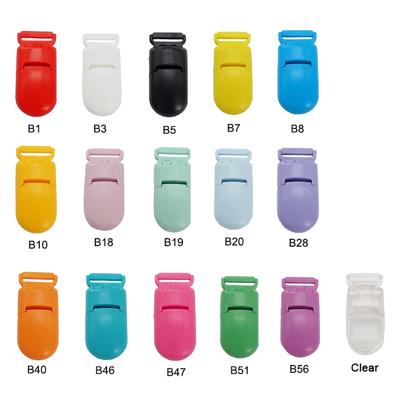 Chenkai 50PCS 15mm Plastic Baby Pacifier Clips Transparent Pacifier Clips Soother Nipple Clip For DIY Infant Teething Clip Chain
Chenkai 50PCS 15mm Plastic Baby Pacifier Clips Transparent Pacifier Clips Soother Nipple Clip For DIY Infant Teething Clip Chain