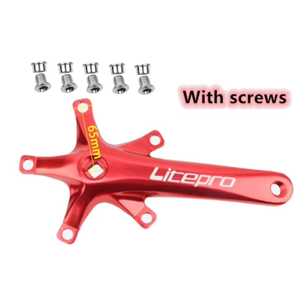 130mmBCD Bicycle Crank Folding Bike Crank 170mm Tooth Disk With Screw Plate Nails High Strength Corrosion-resistant Cycling Part
130mmBCD Bicycle Crank Folding Bike Crank 170mm Tooth Disk With Screw Plate Nails High Strength Corrosion-resistant Cycling Part