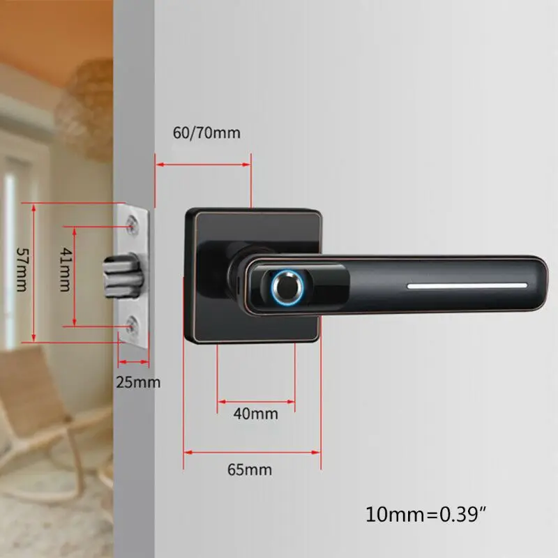 1Set Smart Electronic Door Lock Biometric Fingerprint Lock with Key for Home Kit PXPE
1Set Smart Electronic Door Lock Biometric Fingerprint Lock with Key for Home Kit PXPE