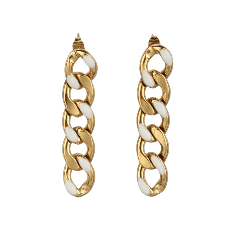 Punk Thick Earrings Charm Earrings Stainless Steel Earrings For Women Earrings Jewelry Long Cuban Chain Earrings Color Earrings
Punk Thick Earrings Charm Earrings Stainless Steel Earrings For Women Earrings Jewelry Long Cuban Chain Earrings Color Earrings