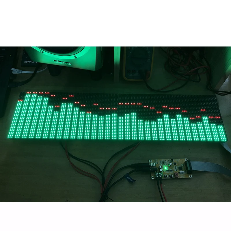 Полноцветный RGB дисплей музыкального спектра AS128 экран светодиодный индикатор