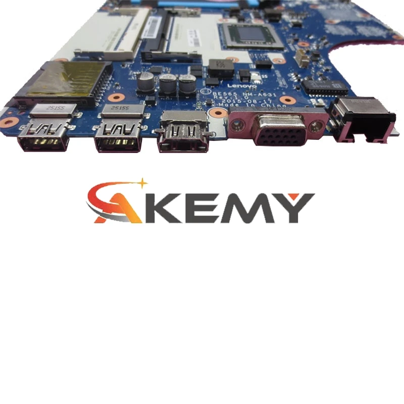 Akemy For Lenovo Thinkpad E565 Laotop Mainboard BE565 NM-A631 Motherboard A6-CPU DDR3
Akemy For Lenovo Thinkpad E565 Laotop Mainboard BE565 NM-A631 Motherboard A6-CPU DDR3
