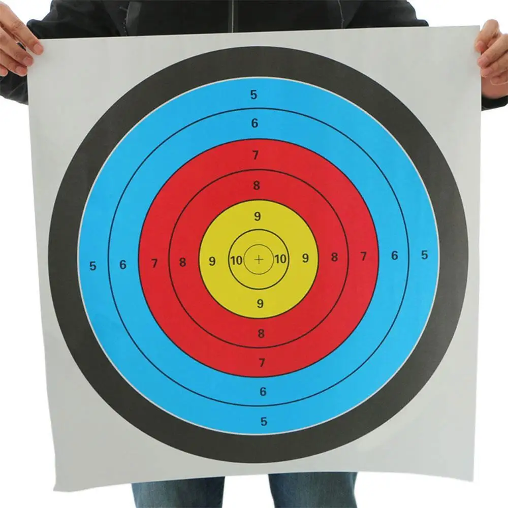 Bows Crossbows 60*60CM Bow Arrow Gauge Archery Targets Colorful Useful Gadgets Shooting Target Paper Durable Beginner
Bows Crossbows 60*60CM Bow Arrow Gauge Archery Targets Colorful Useful Gadgets Shooting Target Paper Durable Beginner