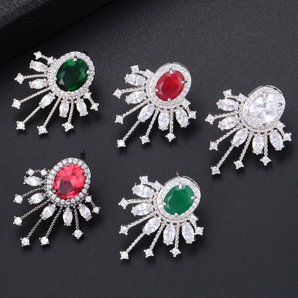 Kellybola Women Unique Geometry Oval Full CZ Stud Earrings For Bridal Engagement Earrings Jewelry High Quality
Kellybola Women Unique Geometry Oval Full CZ Stud Earrings For Bridal Engagement Earrings Jewelry High Quality