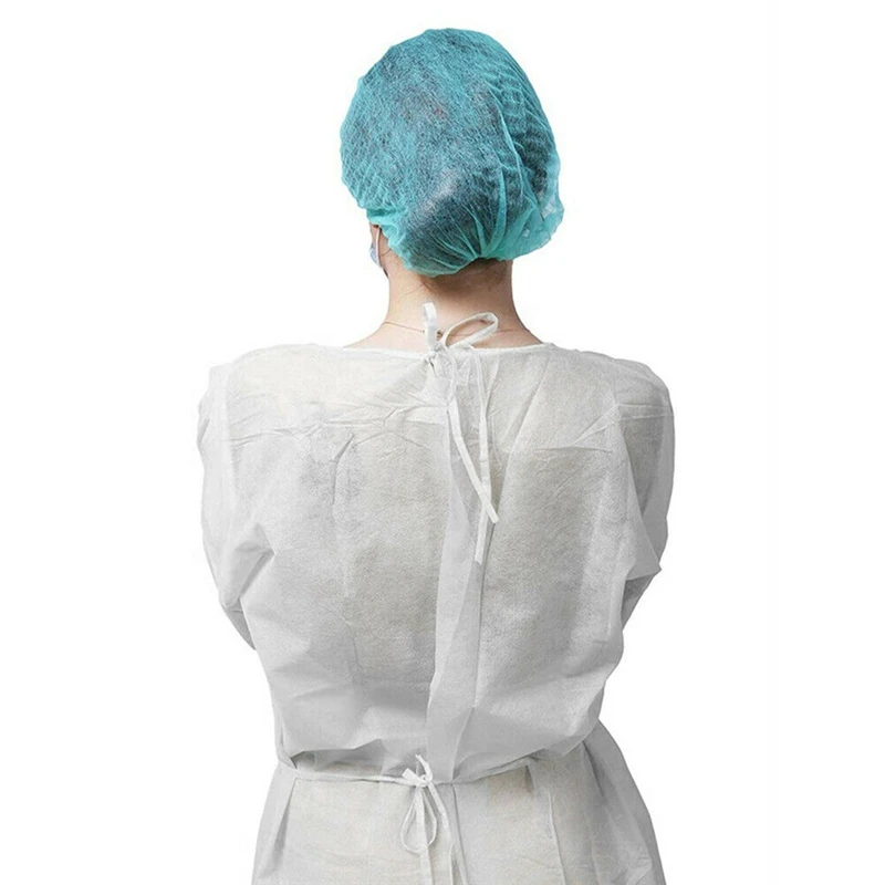 15PC Disposable Gown Protective Isolation Clothing Men Women Anti-Spitting And Anti-Oil Coverall batas desechables workwear A50
15PC Disposable Gown Protective Isolation Clothing Men Women Anti-Spitting And Anti-Oil Coverall batas desechables workwear A50