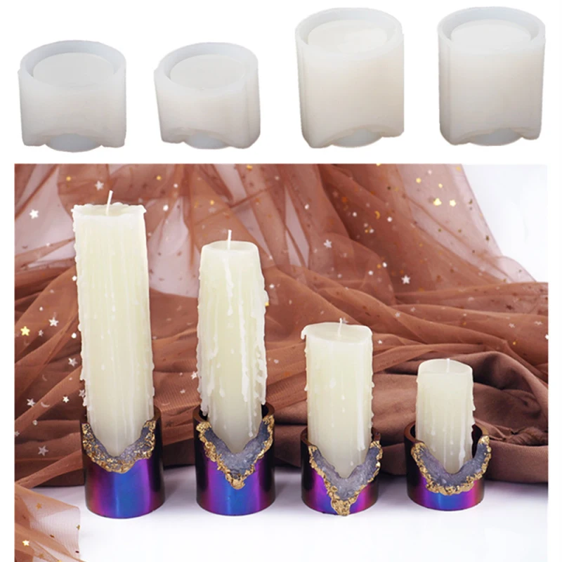 4PCS/set Crystal Epoxy Candlestick Candle Base Moulds DIY Handmade Making Craft Storage Cup Silicone Molds
4PCS/set Crystal Epoxy Candlestick Candle Base Moulds DIY Handmade Making Craft Storage Cup Silicone Molds