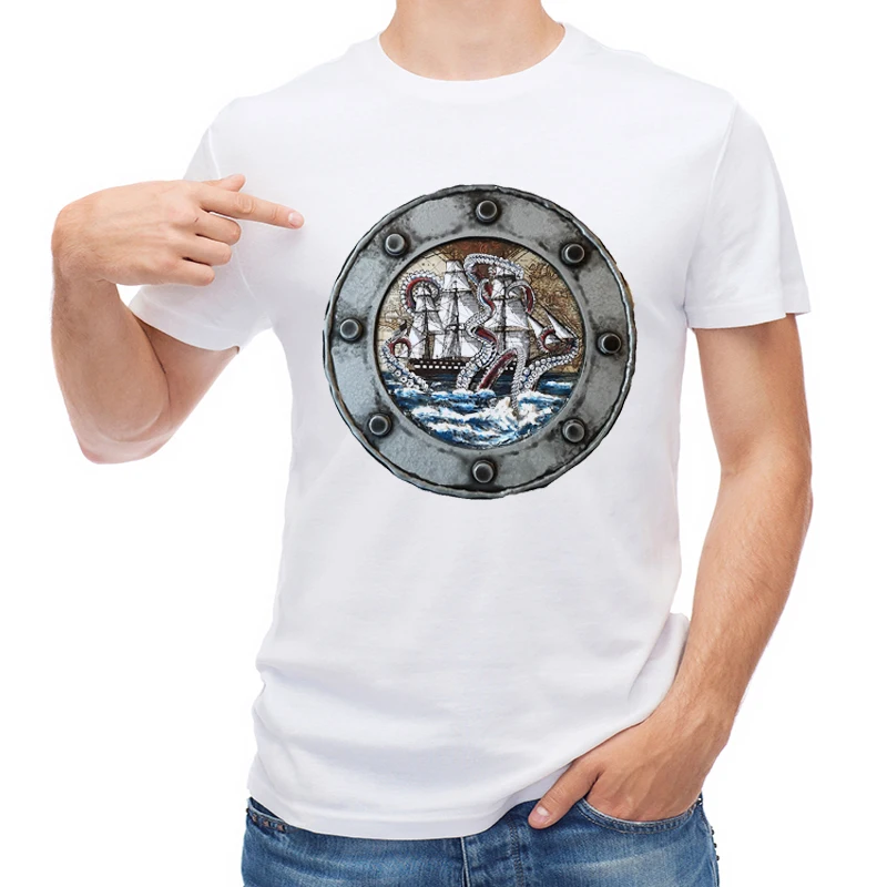 TEEHUB Newest Sea Monster Octopus Men T Shirt Fashion Vintage Kraken Attack Printed T-shirt Short Sleeve Casual Tops Boy Tees
TEEHUB Newest Sea Monster Octopus Men T Shirt Fashion Vintage Kraken Attack Printed T-shirt Short Sleeve Casual Tops Boy Tees