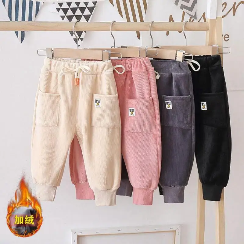 Children's Pants Autumn Winter Boy Warm Pants Elastic Toddler Girls Pants Thick Velvet Pants Kids Trousers Children Leggings
Children's Pants Autumn Winter Boy Warm Pants Elastic Toddler Girls Pants Thick Velvet Pants Kids Trousers Children Leggings