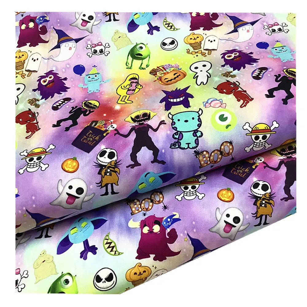 Newest Halloween Cartoon Prints Fancy Horrible Pattern Cute Character Printed Tela Costura Needlework шитье все для шитья
Newest Halloween Cartoon Prints Fancy Horrible Pattern Cute Character Printed Tela Costura Needlework шитье все для шитья
