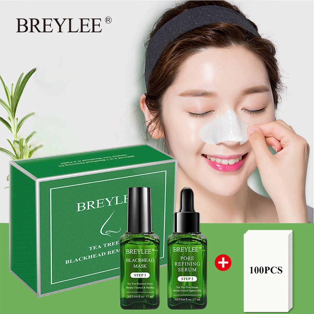 BREYLEE Blackhead Remover Serum Mask Shrink Pore Essence Set Anti Acne Treatment Pore Minimizer Serum Oil-Control Skincare Set
BREYLEE Blackhead Remover Serum Mask Shrink Pore Essence Set Anti Acne Treatment Pore Minimizer Serum Oil-Control Skincare Set