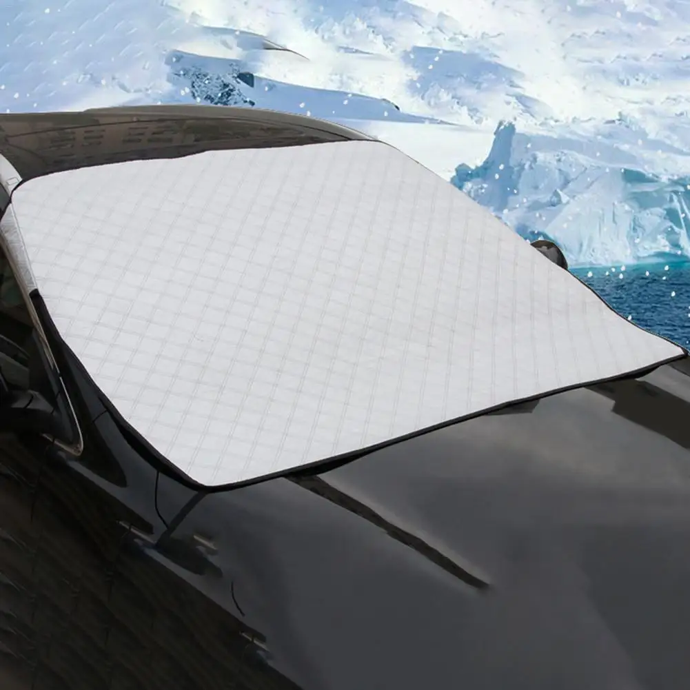 Universal Car Winter Windshield Snow Cover Snow Proof Thick Waterproof For Blocking Wind Rain Frost 116x148cm For All Year
Universal Car Winter Windshield Snow Cover Snow Proof Thick Waterproof For Blocking Wind Rain Frost 116x148cm For All Year