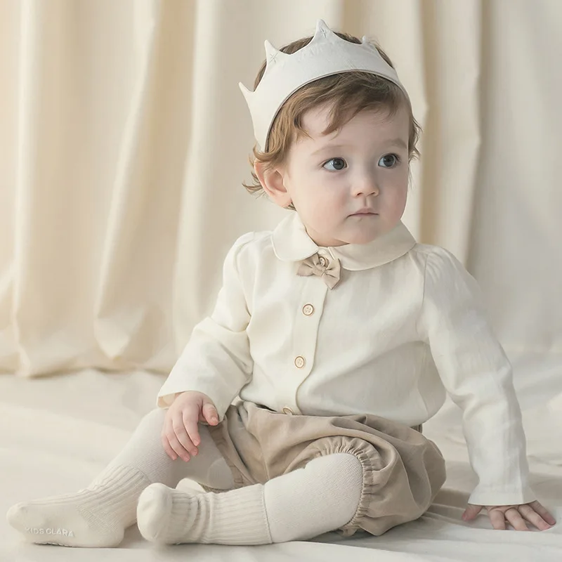 Baby Boy Clothing Sets Spanish Baby Clothes Newborn Tops+Shorts 2Pcs Outfits Korean Children Long Sleeve Blouse with Bow Suits
Baby Boy Clothing Sets Spanish Baby Clothes Newborn Tops+Shorts 2Pcs Outfits Korean Children Long Sleeve Blouse with Bow Suits