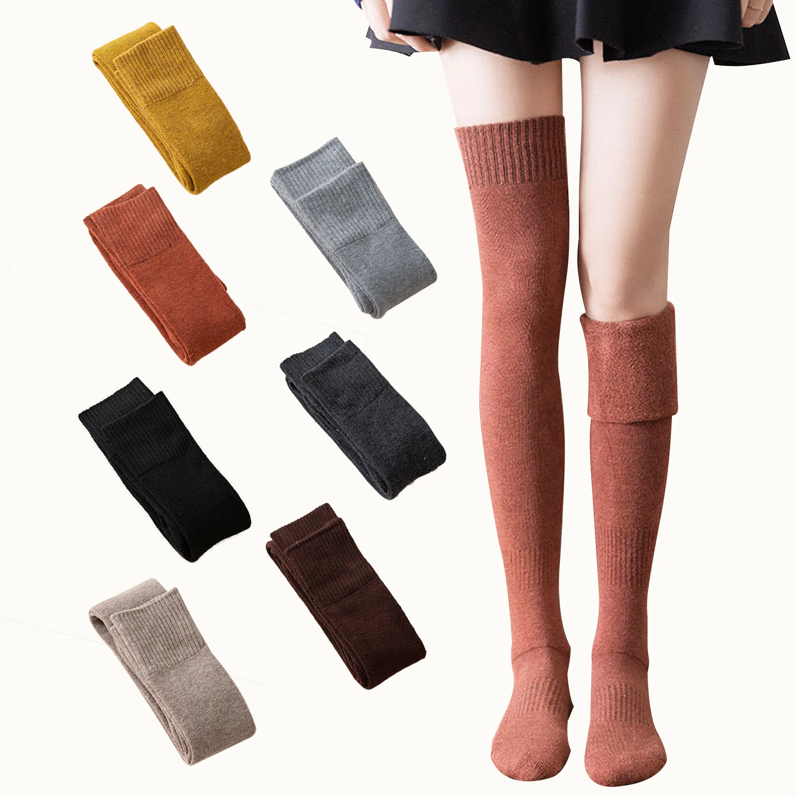 New Over Knee Long Stockings Women's Cotton Socks Warm Large Size High Socks Autumn Winter Warm Pants Daily Wear
New Over Knee Long Stockings Women's Cotton Socks Warm Large Size High Socks Autumn Winter Warm Pants Daily Wear