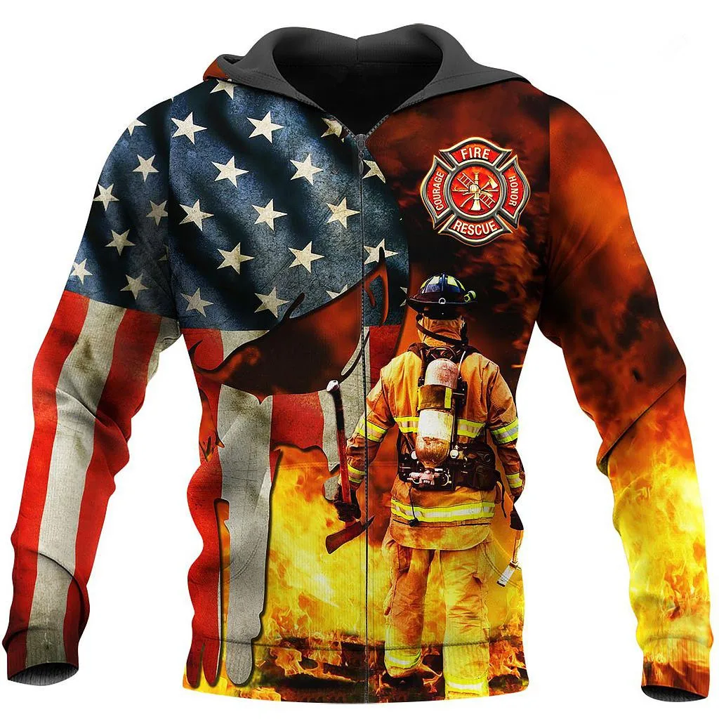 Fashion Mens Clothes Firefighter 3D All Over Printed Casual Hoodie Unisex Jackets LL467
Fashion Mens Clothes Firefighter 3D All Over Printed Casual Hoodie Unisex Jackets LL467