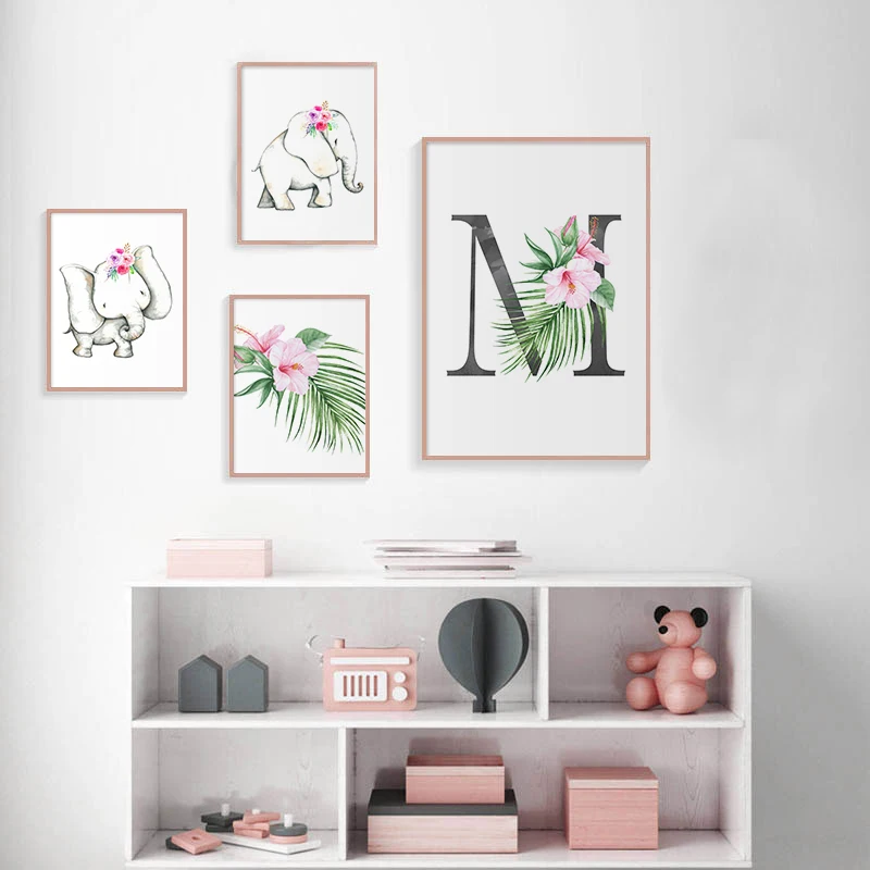 Cute Elephant Animal Poster Nursery Canvas Painting Wall Art Print Pink Flower Nordic Wall Picture For Kids Bedroom Decoration
Cute Elephant Animal Poster Nursery Canvas Painting Wall Art Print Pink Flower Nordic Wall Picture For Kids Bedroom Decoration