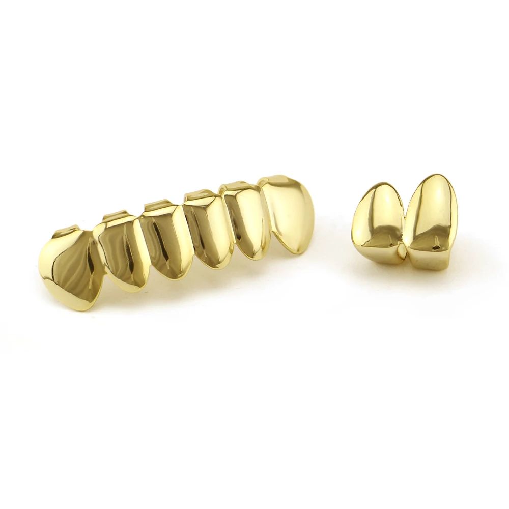 HIP HOP Gold Silver Color Dental Grills Set Top Bottom Punk Grillz Vampire Teeth Jewelry Gifts For Halloween Rapper Jewelry
HIP HOP Gold Silver Color Dental Grills Set Top Bottom Punk Grillz Vampire Teeth Jewelry Gifts For Halloween Rapper Jewelry