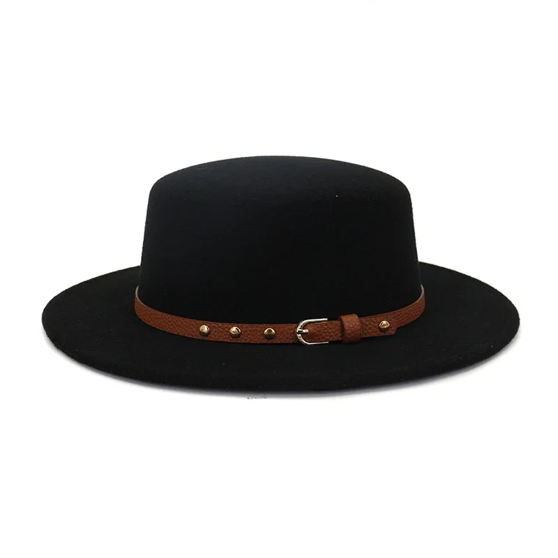 Women's hat fedoras Men's sun hats felt autumn winter panama chain chapel Wedding picture hat vintage cap fashion 2021 new black
Women's hat fedoras Men's sun hats felt autumn winter panama chain chapel Wedding picture hat vintage cap fashion 2021 new black