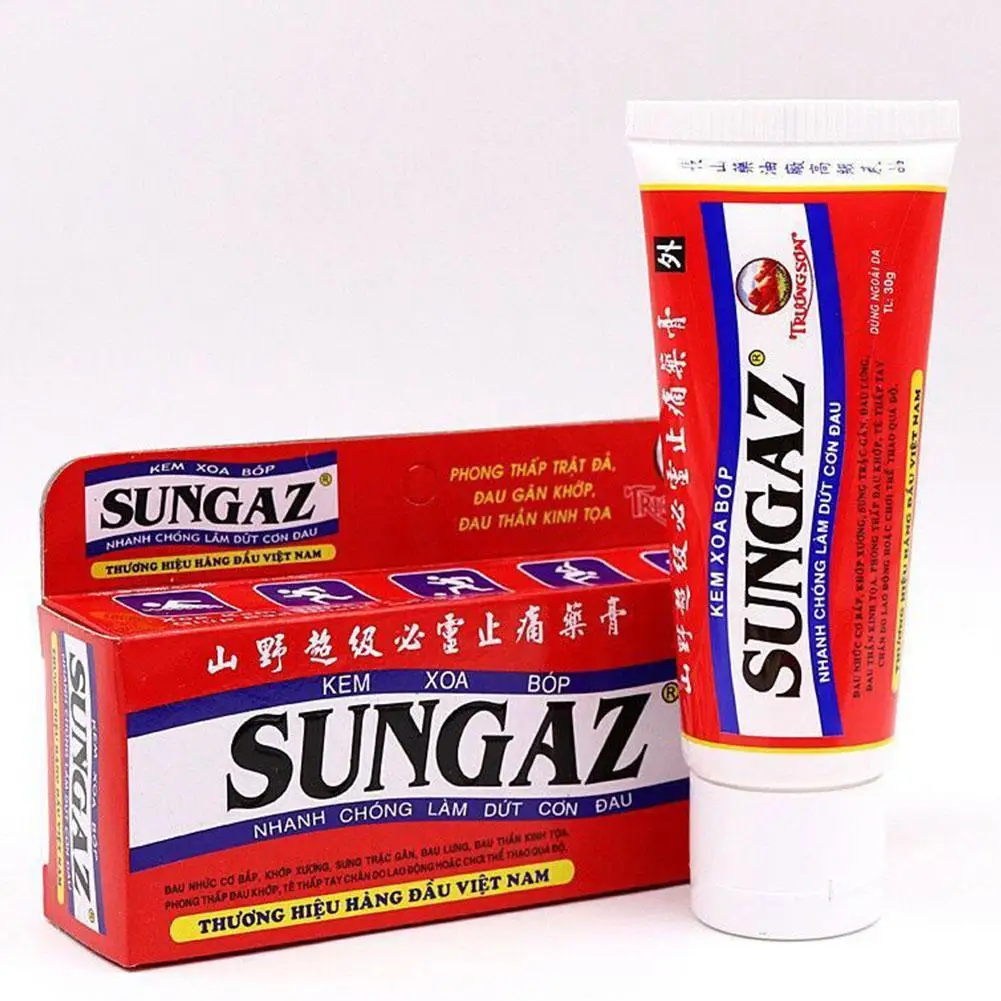 Вьетнамский бальзам Sungaz, быстрое обезболивание, массажер для спины и плеч, обезболивающий, крем от артрита, медицинский пластырь, 30 г
Вьетнамский бальзам Sungaz, быстрое обезболивание, массажер для спины и плеч, обезболивающий, крем от артрита, медицинский пластырь, 30 г