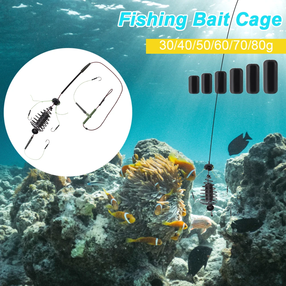 Carp Fishing Bait Cage Inline Method Feeder Spring Hook 30-80g Weighted Feeder Hook Artificial Lure Carp Fishing Accessories
Carp Fishing Bait Cage Inline Method Feeder Spring Hook 30-80g Weighted Feeder Hook Artificial Lure Carp Fishing Accessories