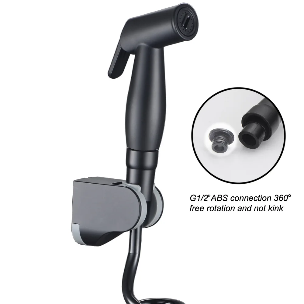 Matte Black Portable Bidet Sprayer Handheld Toilet Bidet Shower Head for Personal Hygiene Diaper Cloth Wash Sprayer With 2M Hose
Matte Black Portable Bidet Sprayer Handheld Toilet Bidet Shower Head for Personal Hygiene Diaper Cloth Wash Sprayer With 2M Hose