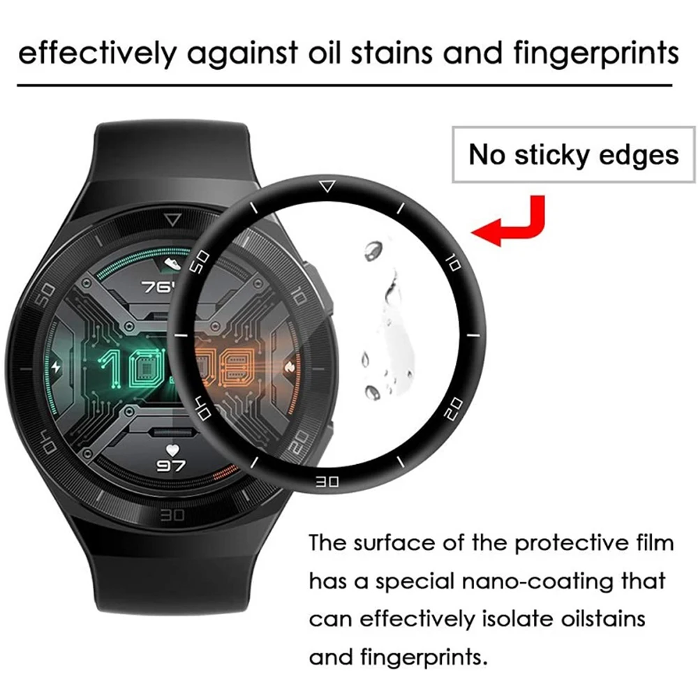 GT2E 5D Curved Edge Full Coverage Soft Protective Film Cover For Huawei Watch GT 2e Sports Vitality Screen Protector (Not Glass)
GT2E 5D Curved Edge Full Coverage Soft Protective Film Cover For Huawei Watch GT 2e Sports Vitality Screen Protector (Not Glass)