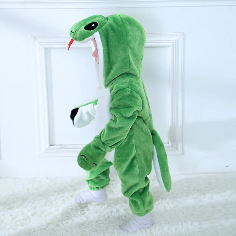 Umorden Baby Green Snake Costume Cosplay Kigurumi Cartoon Animal Rompers Infant Toddler Jumpsuit Flannel Halloween Fancy Dress
Umorden Baby Green Snake Costume Cosplay Kigurumi Cartoon Animal Rompers Infant Toddler Jumpsuit Flannel Halloween Fancy Dress