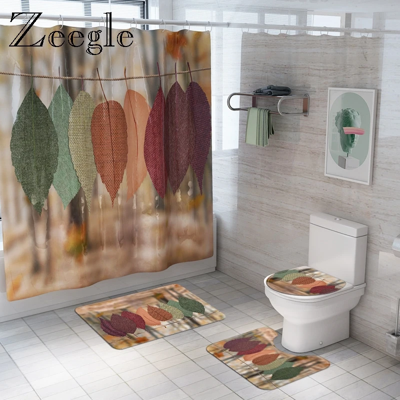 Zeegle 4pcs Bath Mat Set Pedestal Rug Toilet Seat Cover Toilet U Typet Mat Polyester Bathroom Shower Mat Washable Toilet Rug
Zeegle 4pcs Bath Mat Set Pedestal Rug Toilet Seat Cover Toilet U Typet Mat Polyester Bathroom Shower Mat Washable Toilet Rug