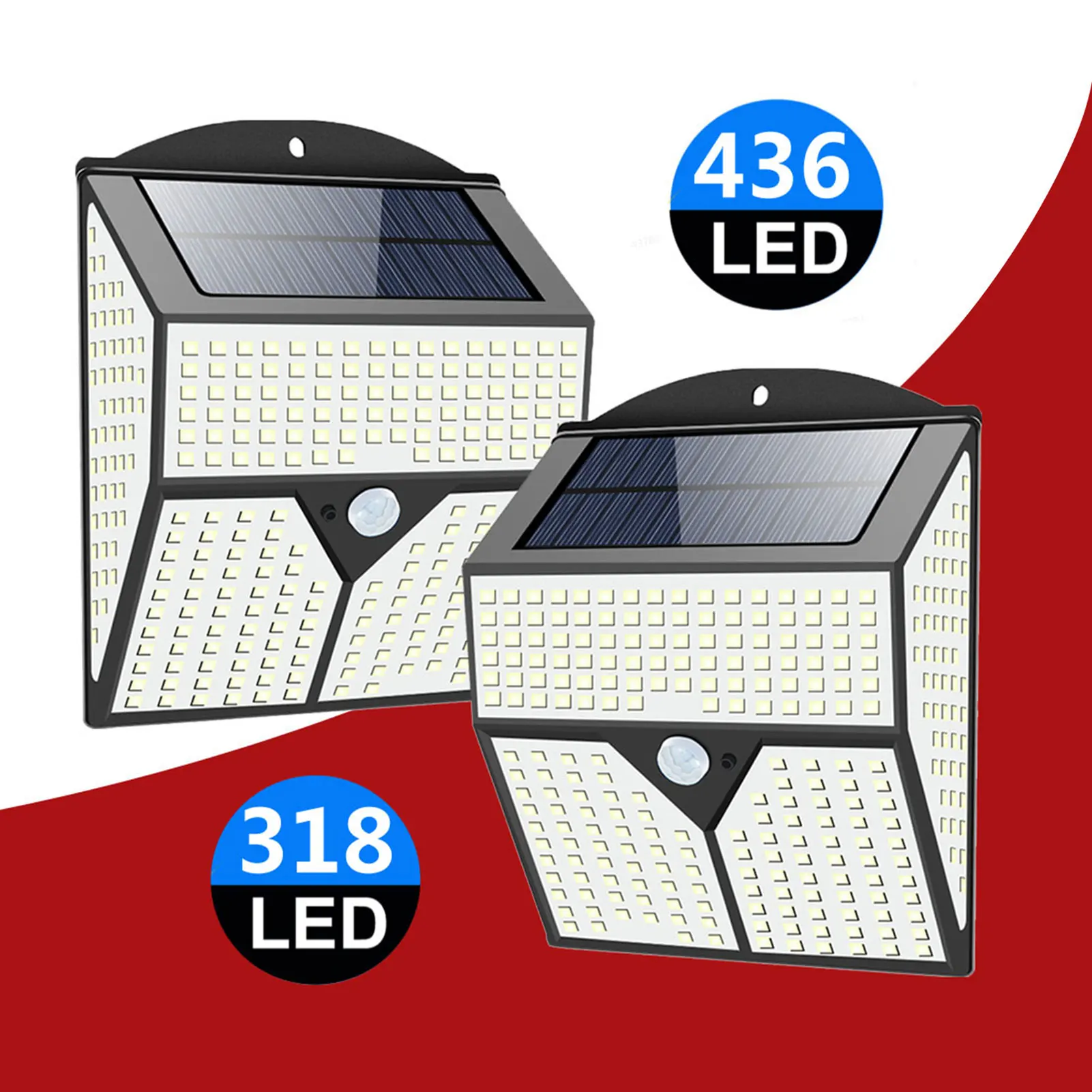 Solar Lamp Outdoor Human Induction Courtyard Wall Lamp Waterproof IP65 60㎡ Lighting Area White Light 318LED 436LED solar light
Solar Lamp Outdoor Human Induction Courtyard Wall Lamp Waterproof IP65 60㎡ Lighting Area White Light 318LED 436LED solar light