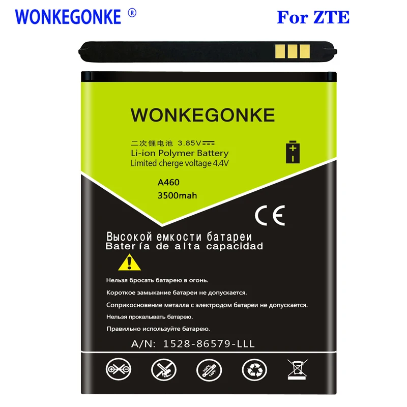 WONKEGONKE Li3822T43P3h736044 Аккумулятор для ZTE Blade L4 для ZTE Blade A460 мобильный телефон
WONKEGONKE Li3822T43P3h736044 Аккумулятор для ZTE Blade L4 для ZTE Blade A460 мобильный телефон