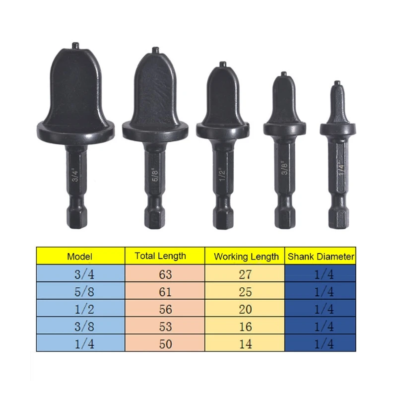 1/5pcs Air Conditioner Conditioning Tube Expander Swaging Tool Drill Bit Pipe Flaring 1/4 3/8 1/2 5/8 3/4
1/5pcs Air Conditioner Conditioning Tube Expander Swaging Tool Drill Bit Pipe Flaring 1/4 3/8 1/2 5/8 3/4