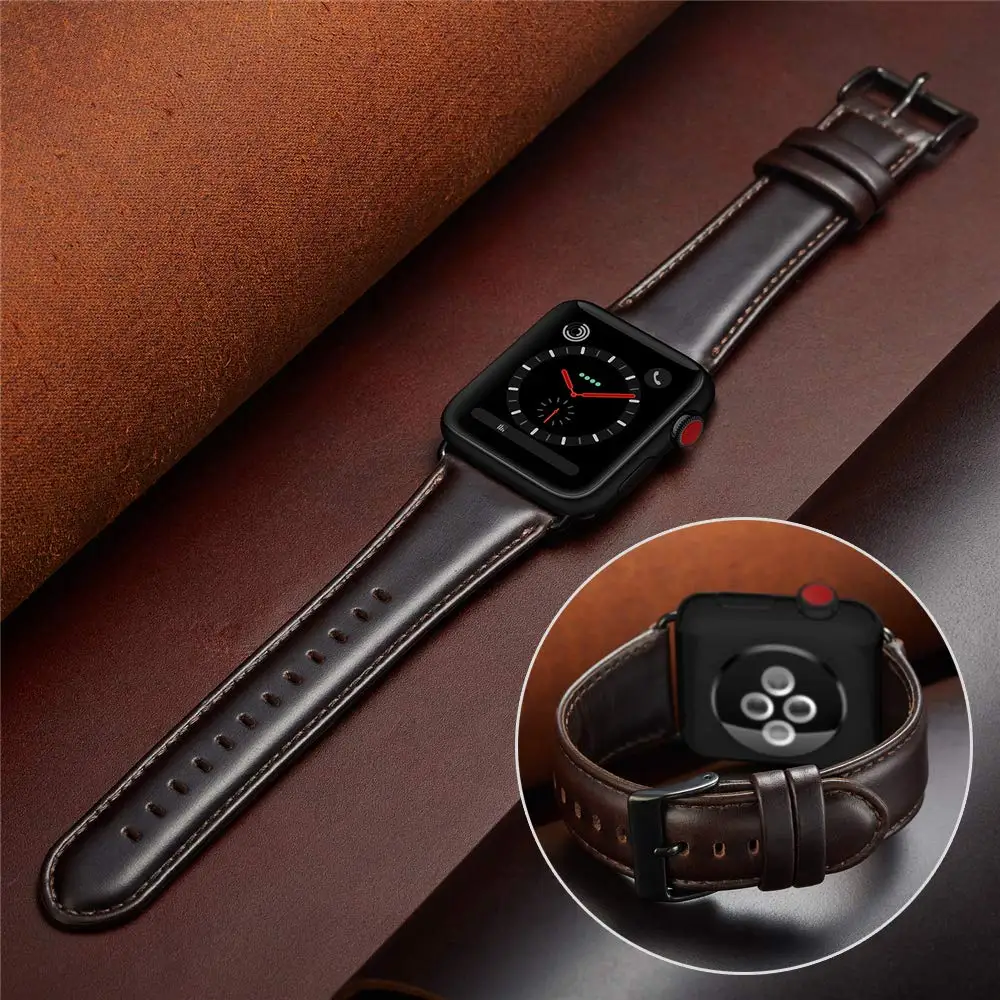 Ремешок кожаный для Apple watch band, браслет из натуральной кожи для iwatch Series 7 3 4 5 se 6, 45 мм 41 мм 44 мм 40 мм 42 мм 38 мм
Ремешок кожаный для Apple watch band, браслет из натуральной кожи для iwatch Series 7 3 4 5 se 6, 45 мм 41 мм 44 мм 40 мм 42 мм 38 мм