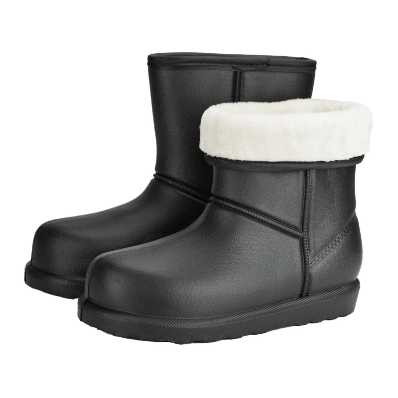 Vogue Eva Winter Shoes Women Fur Rain Boots Warterpoof Nice Hot Female Light Waterproof Water Shoes Rainboots For Winter Velvet
Vogue Eva Winter Shoes Women Fur Rain Boots Warterpoof Nice Hot Female Light Waterproof Water Shoes Rainboots For Winter Velvet