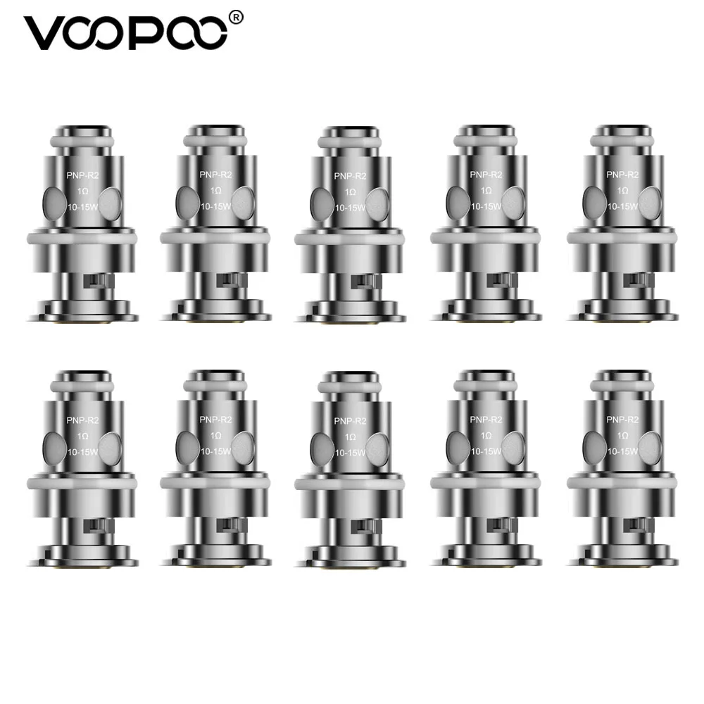 VOOPOO PnP R2 катушка 1.0ohm сопротивление MTL катушки 10-15 Вт для Argus Pro X GT Air Vinci 2 Pod бак Vape Kit