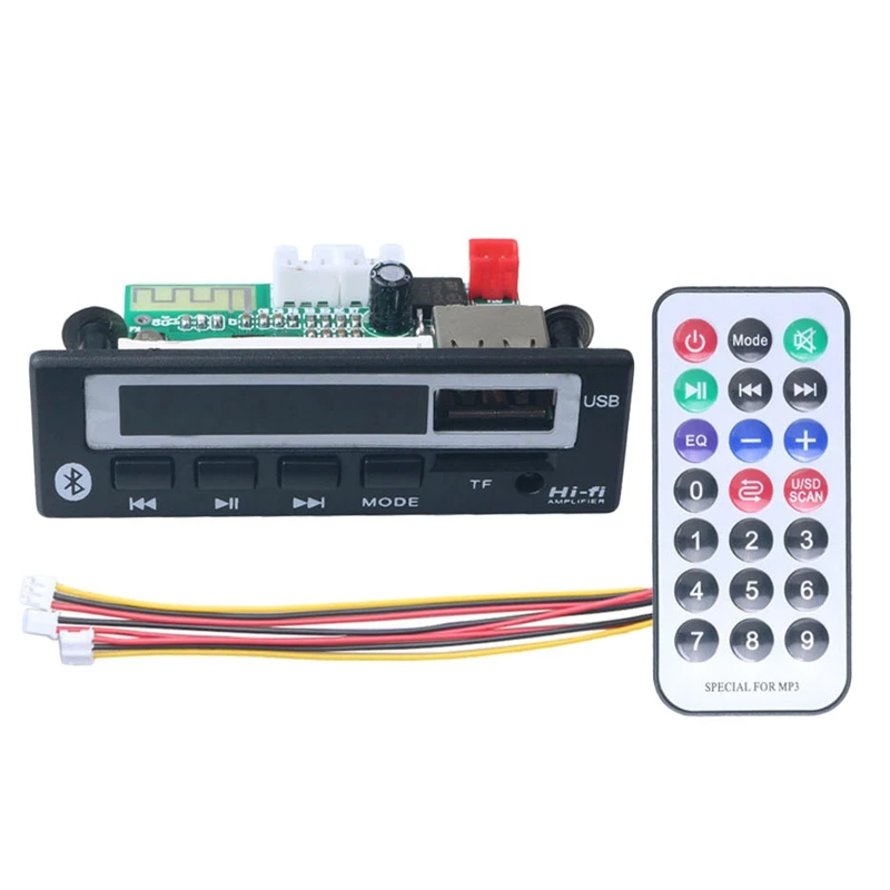 Bluetooth5.0 Mp3 Wma Wav Decoder Board 5V 12V Wireless o Module Color Sn Usb Tf Fm Radio For Car Accessories
Bluetooth5.0 Mp3 Wma Wav Decoder Board 5V 12V Wireless o Module Color Sn Usb Tf Fm Radio For Car Accessories