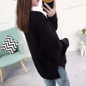 2021 Round Neck Solid Color Women's Sweater Long Loose Autumn And Winter Warm Sweet Pullover
2021 Round Neck Solid Color Women's Sweater Long Loose Autumn And Winter Warm Sweet Pullover