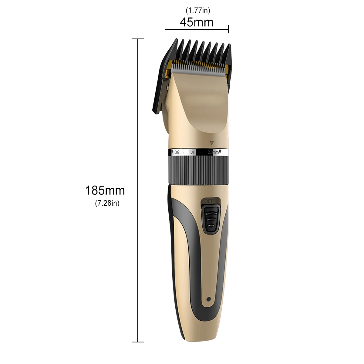 Rechargeable Hair Trimmer 5 Gear Adjustment Hair Clipper Haircut with 4 Limit Combs Men Cordless Hair Cutting Cutter
Rechargeable Hair Trimmer 5 Gear Adjustment Hair Clipper Haircut with 4 Limit Combs Men Cordless Hair Cutting Cutter