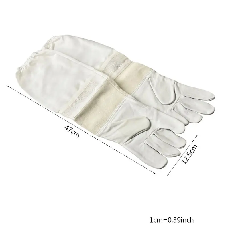 1Pair Beekeeping Gloves Breathable Mesh Protective Gloves Faux Goatskin Gloves Anti Bite Beekeeper Tool 
1Pair Beekeeping Gloves Breathable Mesh Protective Gloves Faux Goatskin Gloves Anti Bite Beekeeper Tool
